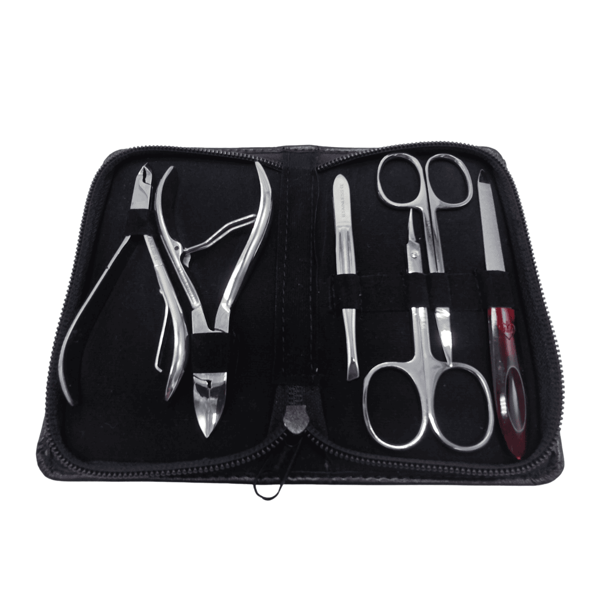 Manikúrní set pánský stříbrný - 6 nástrojů-3